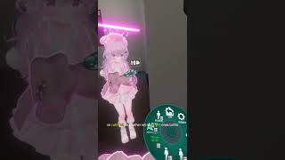 When your VRChat avatar walks into the real world 👼💖Is this the cutest MR mix ever? 👇#VRChat