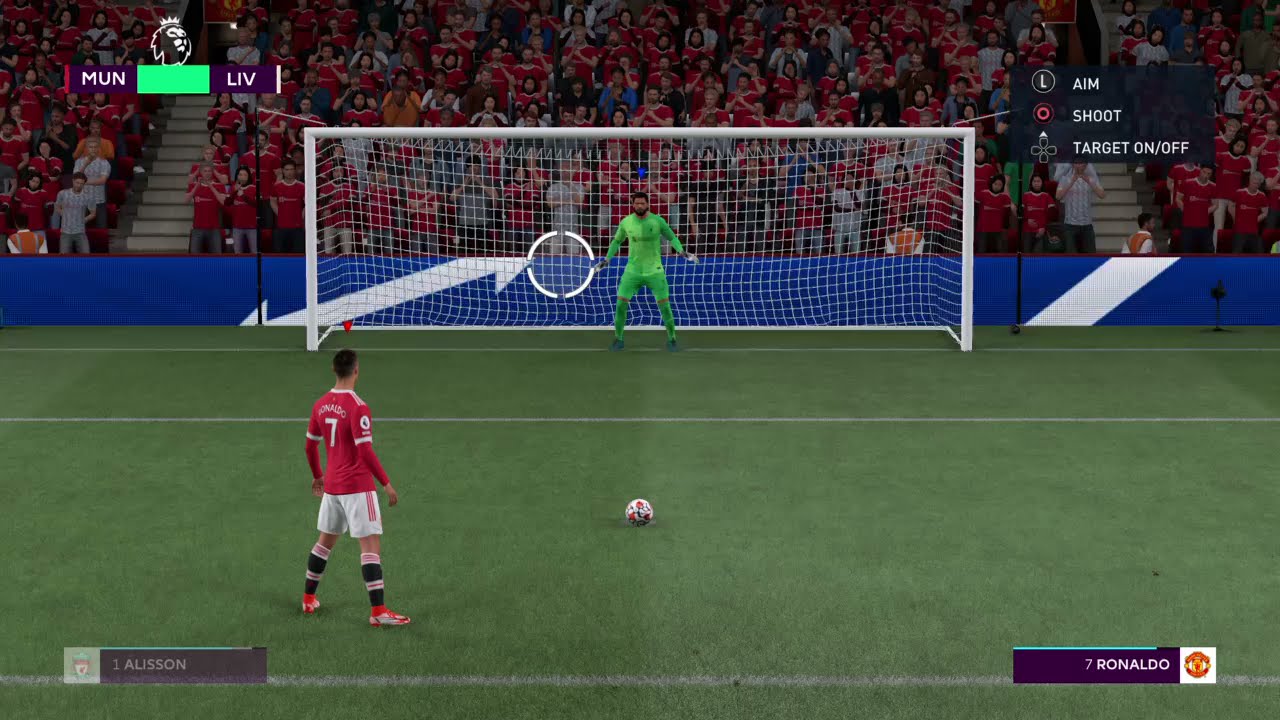 FIFA 22 Manchester United v Liverpool Penalties