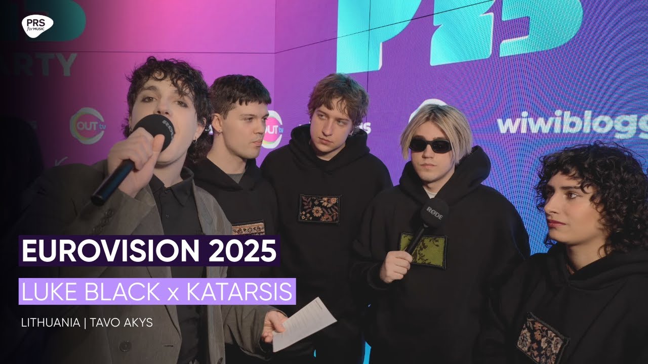 🇱🇹 Katarsis talk to Luke Black about the making of 'Tavo akys'  | Eurovision 2025