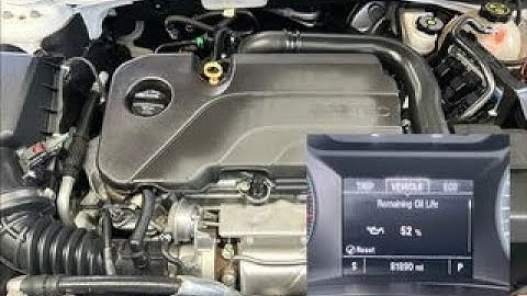 2015 To 2023 Chevy Malibu Oil Life Reset & Oil Change