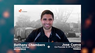 IRONPROS Titanium Hot 5 Interview Series: How Does Tenna Deliver Construction Management Solutions? by IRONPROS 12 views 4 months ago 13 minutes, 8 seconds
