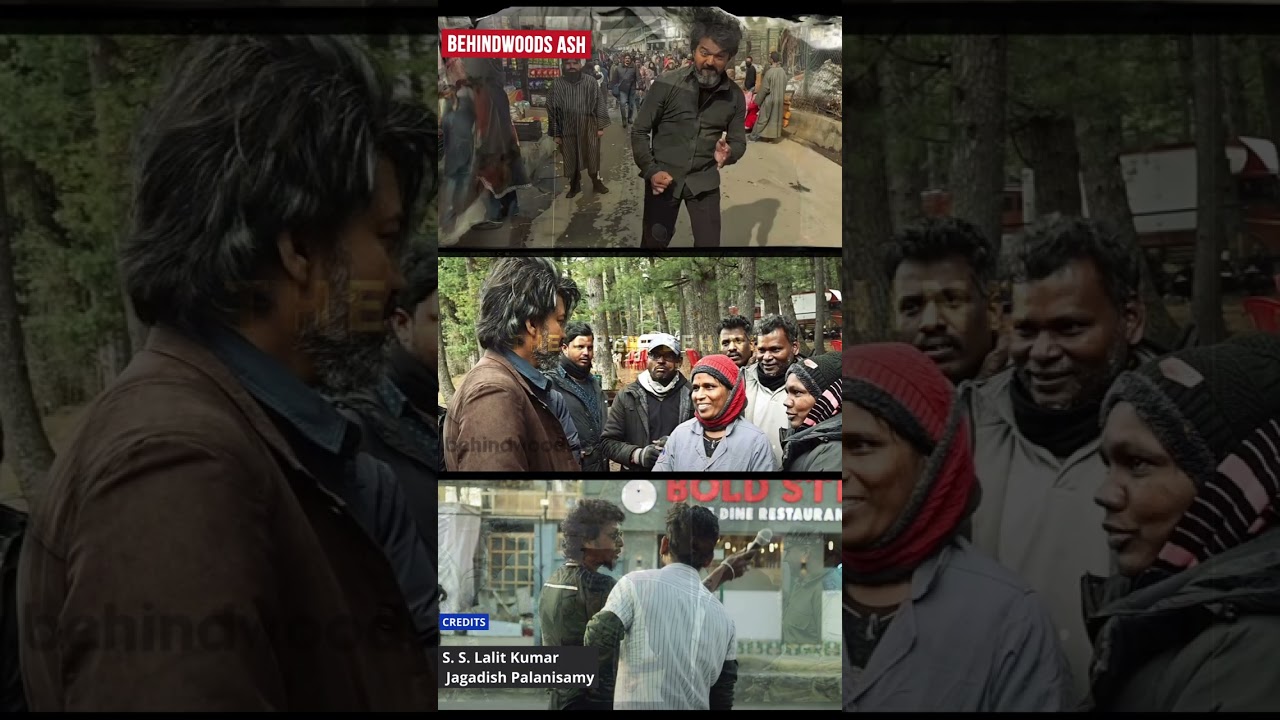 Thalapathy Vijay வெறித்தனம்🔥- Leo Shooting Spot at Kashmir😍 