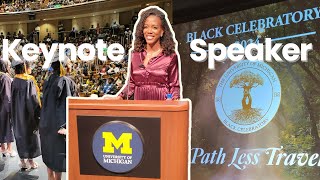 Delivering The Graduation Speech At The University Of Michigan! FULL Keynote Speech