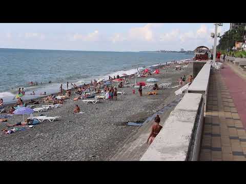 12 08 2020 пляж  Турбазы КЗакВО Кобулети ქობულეთი Аджария Грузия
