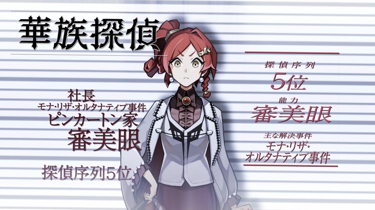 探偵撲滅 キャラクタームービー 華族探偵 Youtube