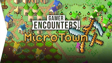Pixel Art City-building! ► MicroTown - The Settlers but more City-builder!