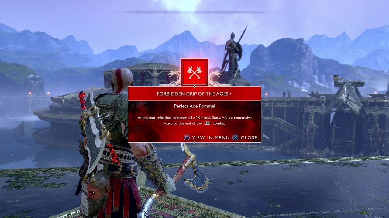 Steps to get Secret Axe Pommel in God of War YouTube