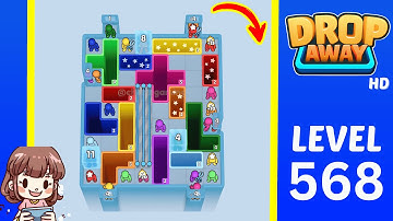 Drop Away Level 568 Solution Walkthrough