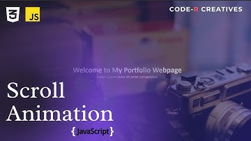 Animation on Scroll in HTML5, CSS3 and Vanilla JavaScript