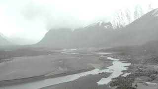 Flying High Above Delta River Black Rapids Glacier Richardson Hwy Alaska Dji Mavic 2 Pro Snowfall