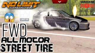 NO LIMIT DRAG RACING 2.0🤔HOW TO FULLY BUILD HONDA CIVIC BIG BLOCK ALL MOTOR ON 25x5 STREET TIRE