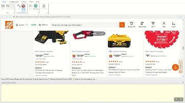 Home Depot Scraping | How to select all products and configure pagination?