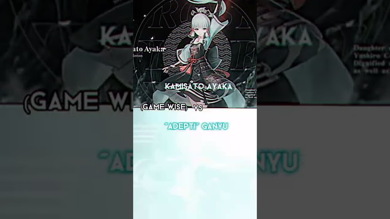 (META WISE) Ayaka vs Ganyu II Demon Slayer Voice 