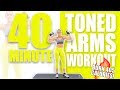 40 Minute Toned Arms Workout 🔥Burn 405 Calories! 🔥Sydney Cummings