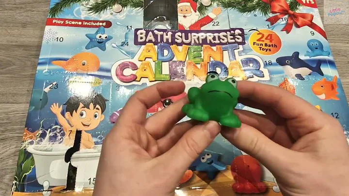 Day 8 Christmas Advent Calendar Squishies Bath Toys Opening Squishy Kawaii Mochi Fidget Toy Unboxing