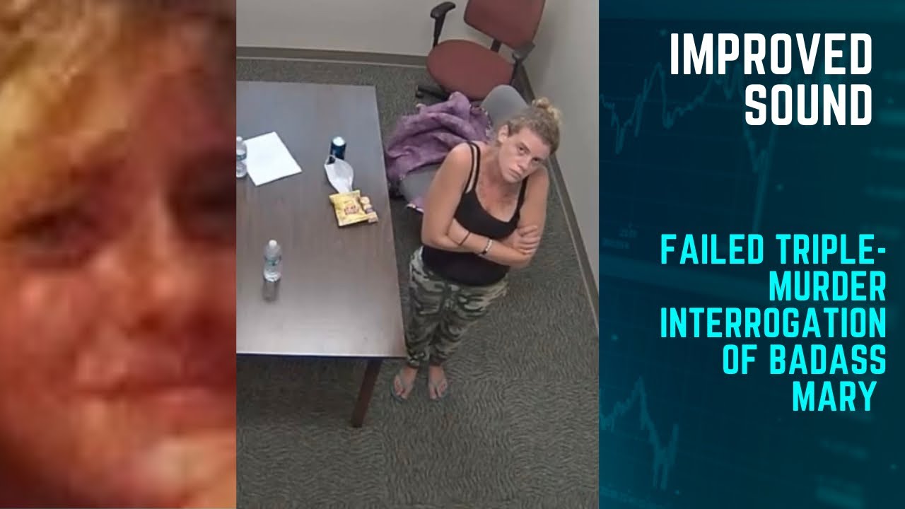 Interrogation of a Badass Florida Lady involved in an alleged triple-murder (improved sound)