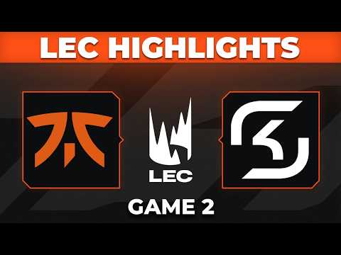 FNC vs SK Game 2 Highlights | LEC 2026 Summer Split | Fnatic vs SK Gaming