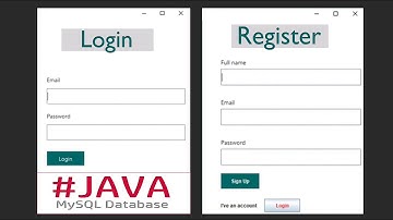 Java Project Tutorial - Make Login and Register Form Step by Step Using NetBeans And MySQL Database