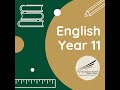 English - Year 11