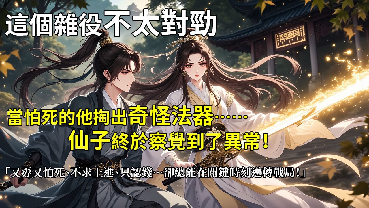 《這個雜役不太對勁》「當怕死的他掏出奇怪法器…仙子終於察覺到了異常！」低調發育，深藏不露！看外門雜役如何用「另類手段」逆襲仙途！#小说 #動漫 #修真小說 #穿越