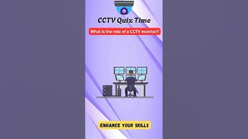 What Is the Role of a CCTV Monitor?  #techlogics #surveillancetech #homesecurity