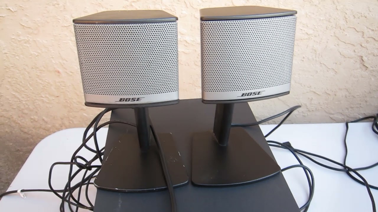 Bose Companion 3 Series Ii Sound System Bose Companion 3 Series II Multimedia Speaker System 10/22/2021 - YouTube