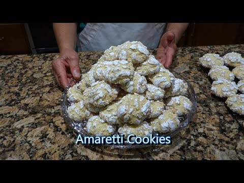 Italian Grandma Makes Amaretti Cookies