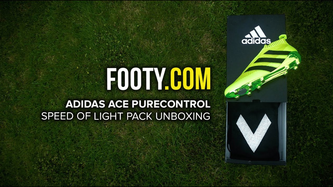 adidas Speed of Light ACE 16+ PureControl Solar Yellow Unboxing