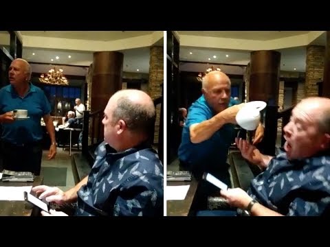 Dad Falls For Coffee Cup Prank