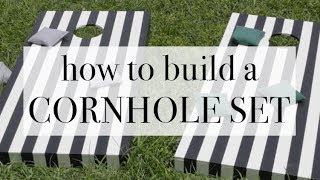 How To Build a Cornhole Set: DIY Tutorial