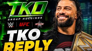 TKO FINALLY Responds to Roman Reigns 😳 “Acknowledged!” Message Explained