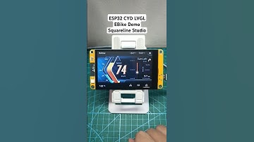 ESP32 CYD LVGL EBike Demo Squareline Studio #arduino #esp32 #iot #esp8266 #lvgl