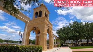 Walking around Cranes Roost Park in Altamonte Springs, Florida