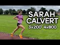 Sarah calvert workout  gb junior internationalist  stride athletics