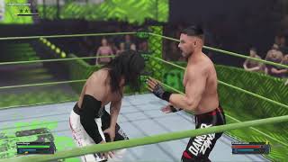WWE 2K24 (PS5) - Chris Danger vs. Phoenix Nitro: BCW War Games, May 26, 2024 [HD]