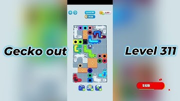 Gecko Out Level 311 Walkthrough 🧩 | Step-by-Step Puzzle Guide | SolutionGuruji