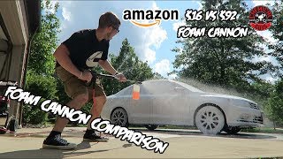 Foam Cannon Comparison ($16 Amazon Cannon vs $90 "Professional" Cannon)