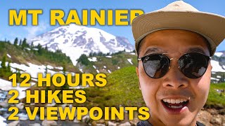 MT. RAINIER National Park - Skyline Trail, Reflection Lake, High Rock Lookout | Solo Day Hike