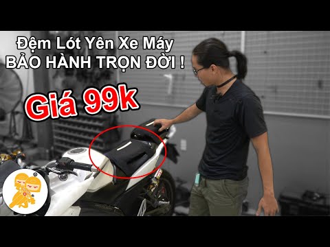 Video Đệm Lót Yên Xe Máy CHÍNH HÃNG Hàng Việt Nam CHẤT LƯỢNG... - youtube