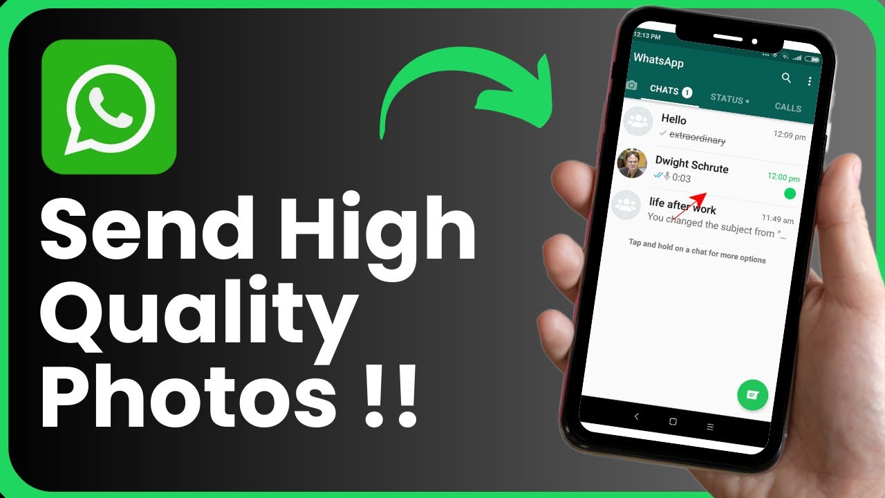 How to Send High Quality Photos on WhatsApp - Send Media Without Losing ...