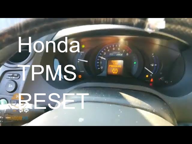 2007 Honda Accord Tpms Light Reset | Shelly Lighting