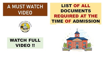 List of all documents required at the time of admission Part 02 | IPU Counselling 2020