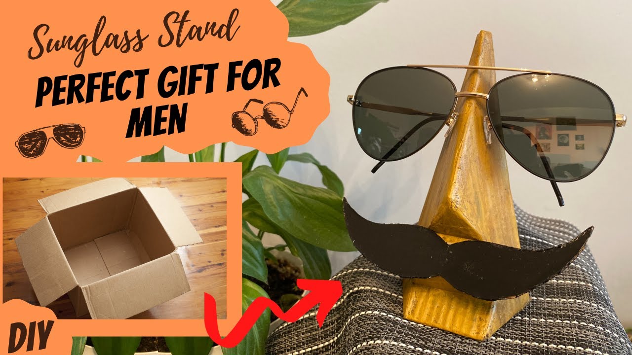 How to make Sunglasses/Specs Stand | DIY Gift for Men [Gift Idea]