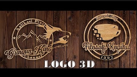 TUTORIAL CARA MEMBUAT LOGO 3D II TUTORIAL PIXELLAB