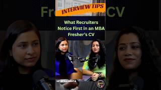 How HR Evaluates an MBA Fresher’s CV