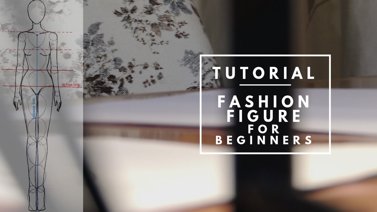 TUTORIAL - Fashion Figures for Beginners step by step - للمبتدئين خطوة ...