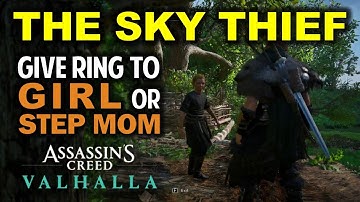 Cent Mystery: The Sky Thief | Find the Ring & Give the Ring to Girl or to Step-Mom | AC Valhalla