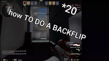 How to do backflip In csgo