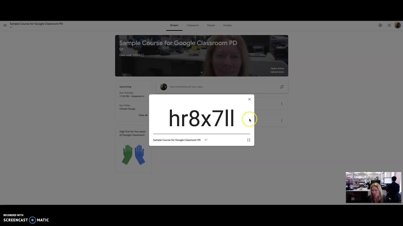 Stream Tab and Tool Menu in Google Classroom - YouTube