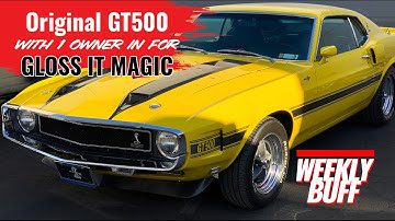 1970 GT500 GETS GLOSS IT PAINT CORRECTION AND GRAPHENE CERAMIC COATING!! ONLY ONE OWNER SINCE 1970